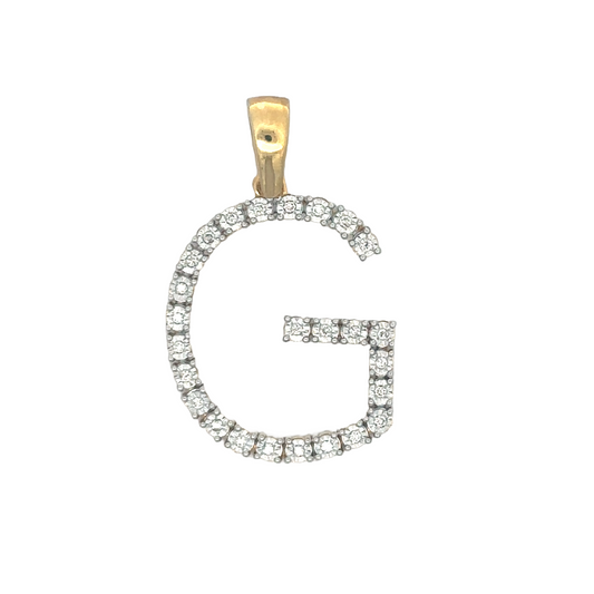 "G" Initial Pendant