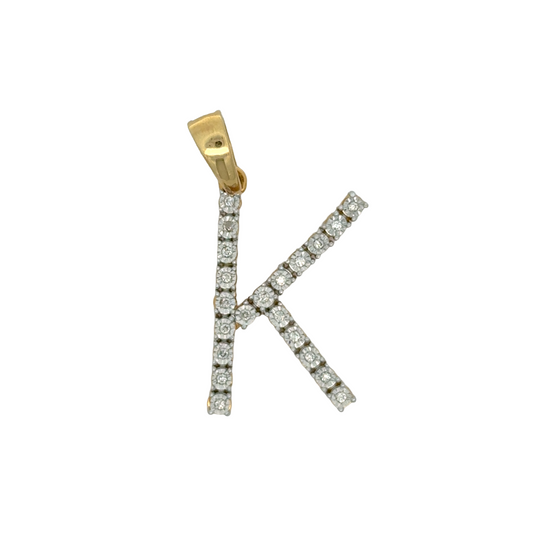 "K" Initial Pendant