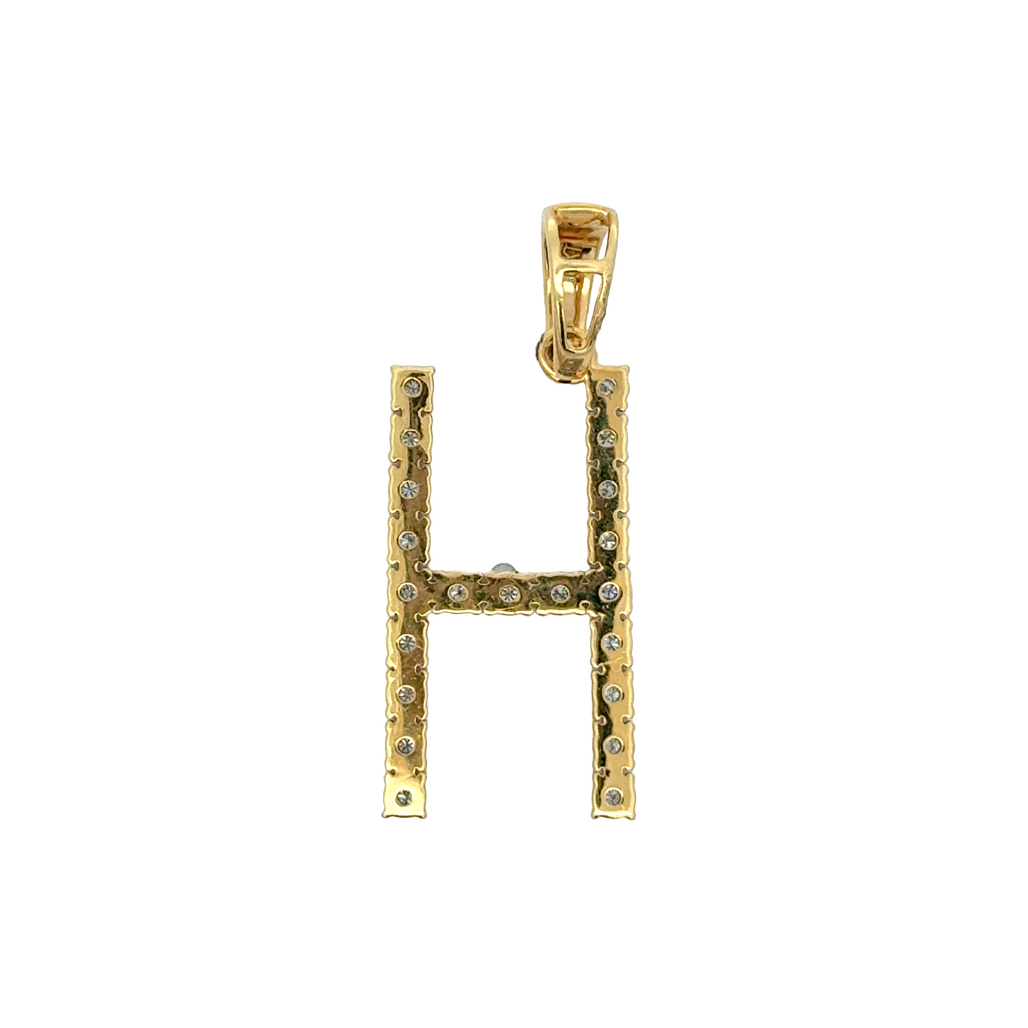 "H" Initial Pendant