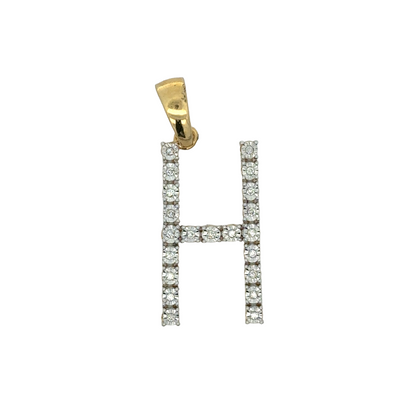 "H" Initial Pendant