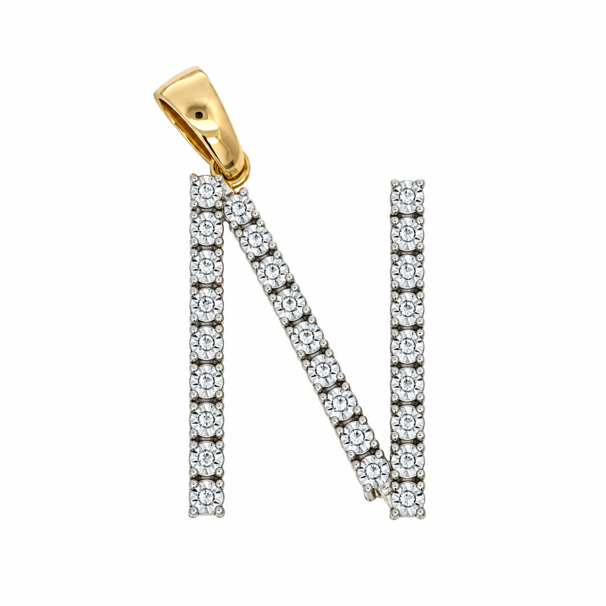 "N" Initial Pendant