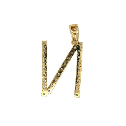 "N" Initial Pendant