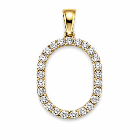 "O" Initial Pendant