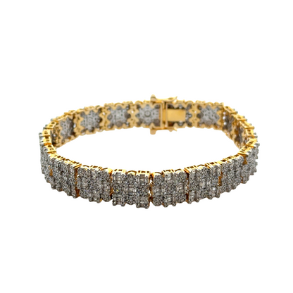 Diamond Bracelet 9"