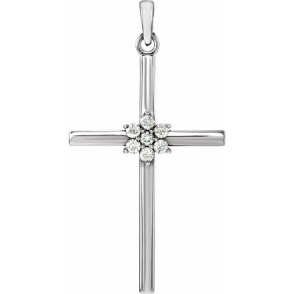 14k-white-gold-1/10-ctw-natural-diamond-cross-pendant
