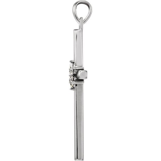 14k-white-gold-1/10-ctw-natural-diamond-cross-pendant