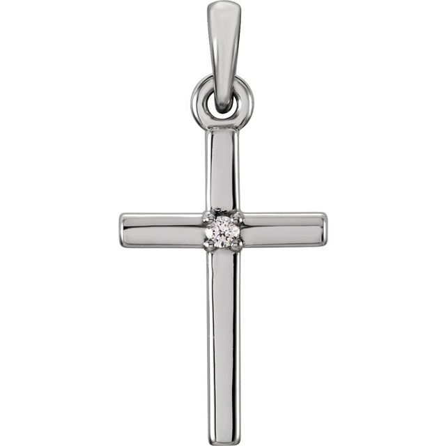 14k-white-gold-.01-ct-natural-diamond-cross-pendant