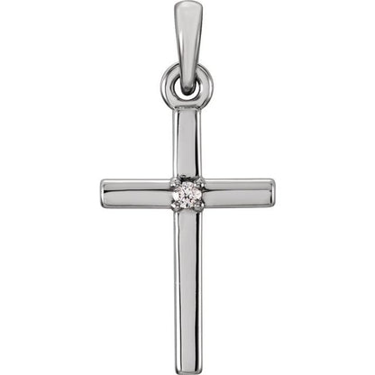 14k-white-gold-.01-ct-natural-diamond-cross-pendant