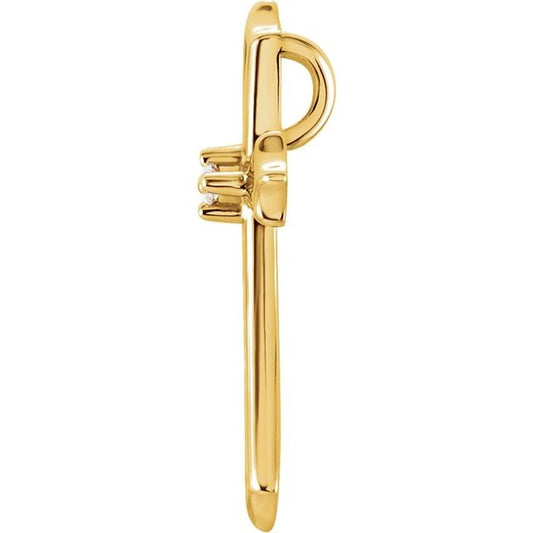 14k-yellow-gold-.015-ctw-natural-diamond-cross-pendant
