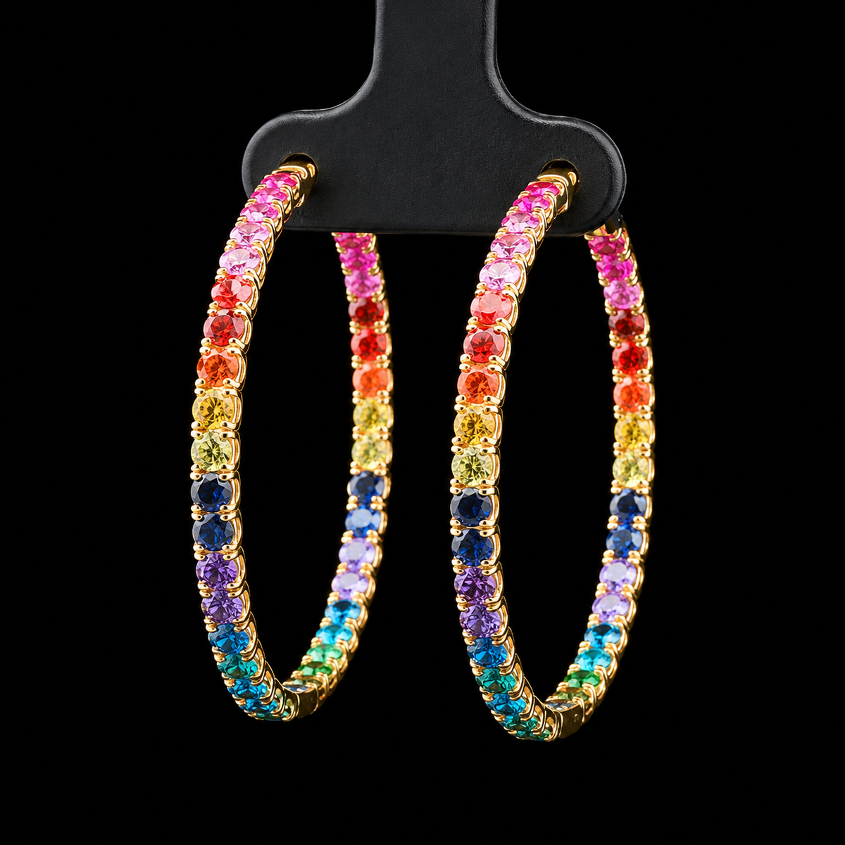 Birthstone Hoops