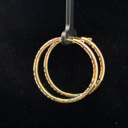 Birthstone Hoops