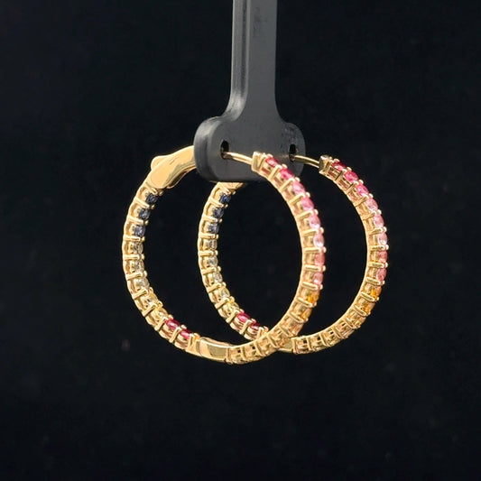 Birthstone Hoops