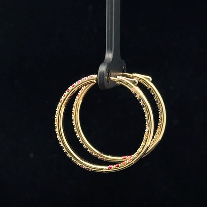 Birthstone Hoops