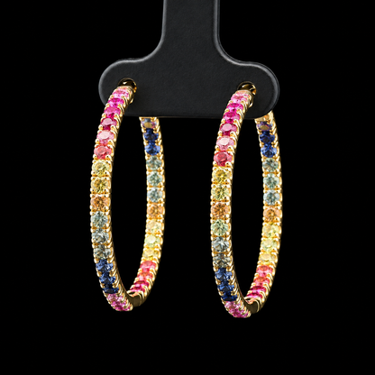Birthstone Hoops