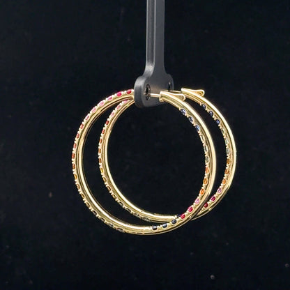 Birthstone Hoops