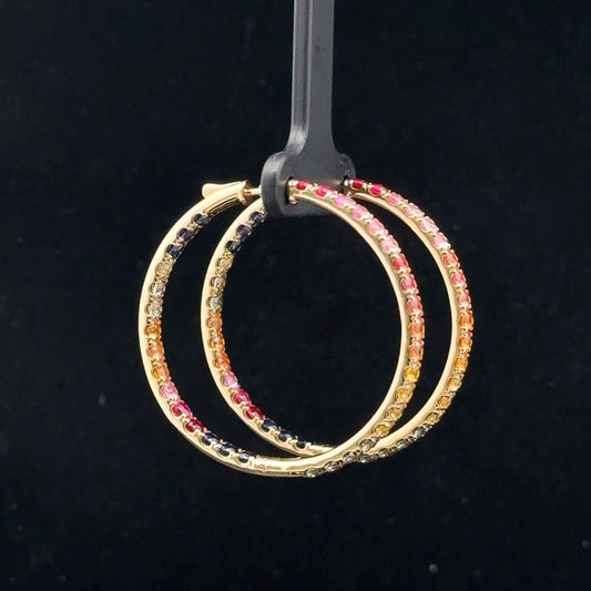 Birthstone Hoops