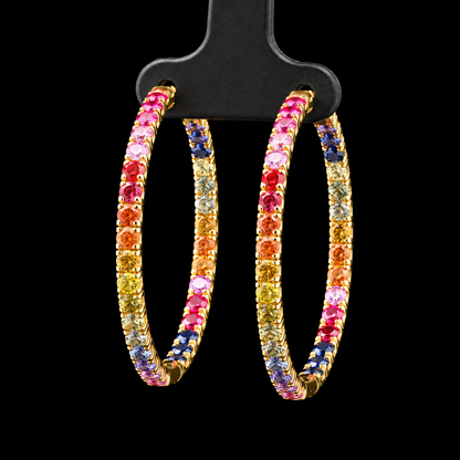 Birthstone Hoops