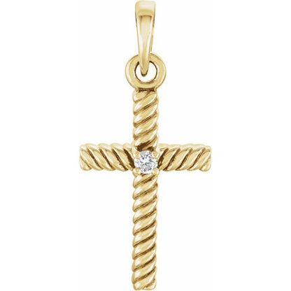 14k-yellow-gold-.015-ct-natural-diamond-cross-pendant