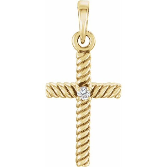 14k-yellow-gold-.015-ct-natural-diamond-cross-pendant