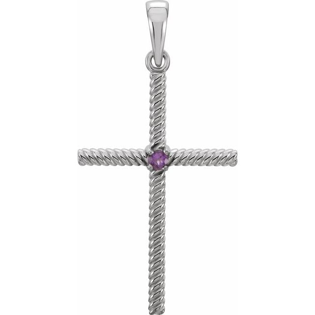 14k-white-gold-natural-amethyst-cross-pendant
