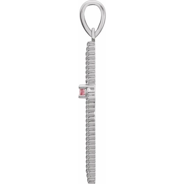 14k-white-gold-natural-pink-tourmaline-cross-pendant