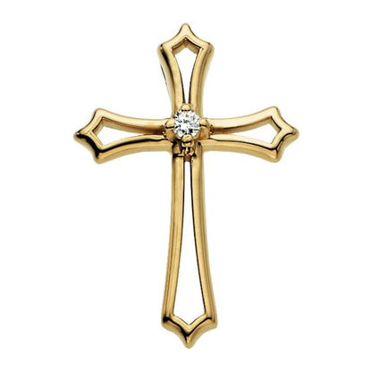 14k-yellow-gold-.015-ctw-natural-diamond-cross-pendant