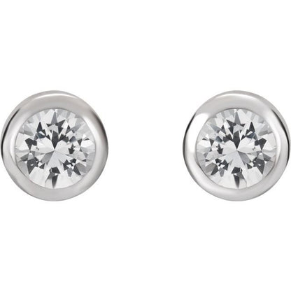 14k-white-gold-natural-white-sapphire-bezel-set-earrings