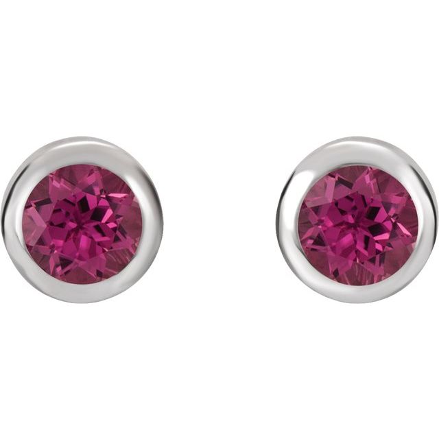 14k-white-gold-natural-pink-tourmaline-bezel-set-earrings
