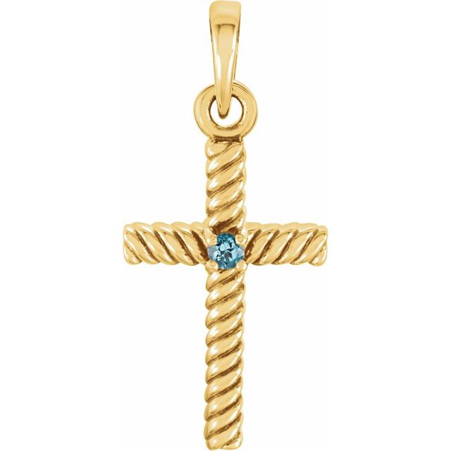 14k-yellow-gold-natural-swiss-blue-sapphire-cross-pendant