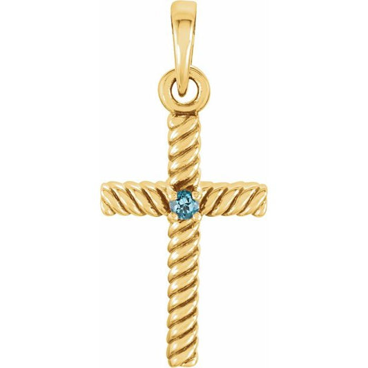 14k-yellow-gold-natural-swiss-blue-sapphire-cross-pendant