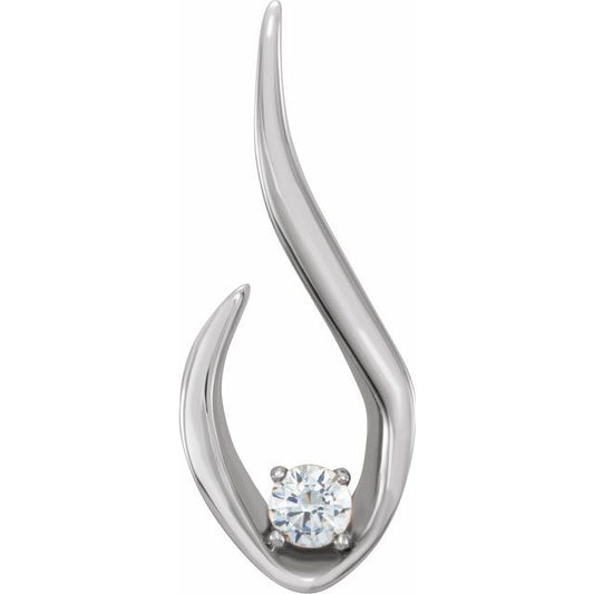 14k-white-gold-1/10-ctw-natural-diamond-freeform-pendant