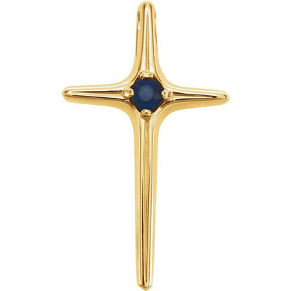 14k-yellow-gold-natural-blue-sapphire-cross-pendant