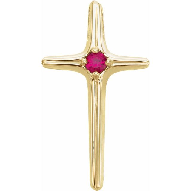 14k-yellow-gold-natural-ruby-cross-pendant