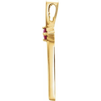 14k-yellow-gold-natural-ruby-cross-pendant
