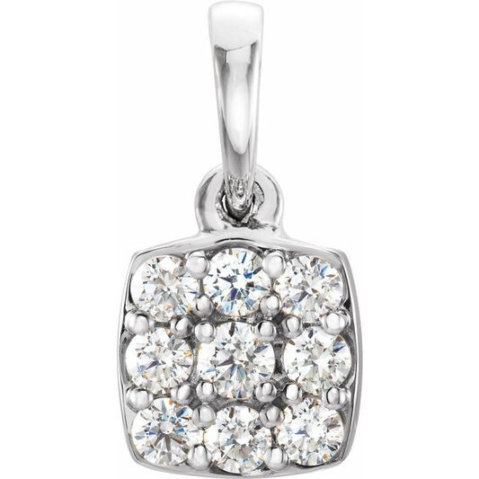 14k-white-gold-1/4-ctw-natural-diamond-cluster-pendant