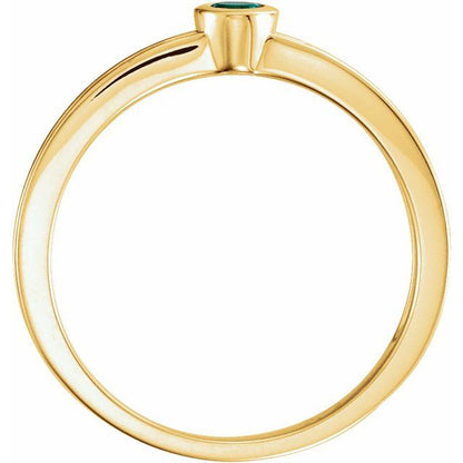 14k-yellow-gold-natural-emerald-family-stackable-ring