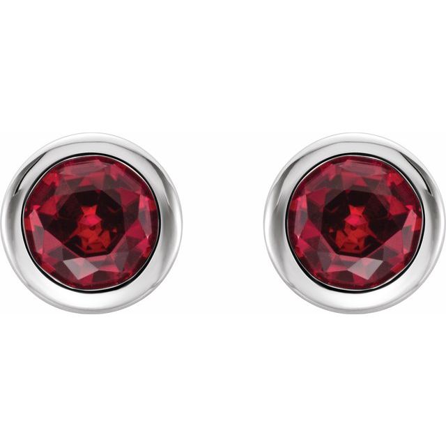 14k-white-gold-natural-ruby-bezel-set-earrings