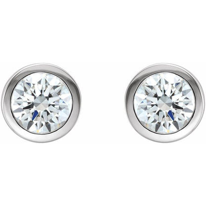platinum-1/3-ctw-natural-diamond-bezel-set-earrings