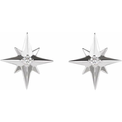 14k-white-gold-.03-ctw-natural-diamond-star-earrings