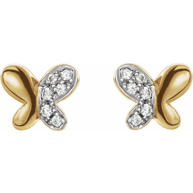 14k-yellow-gold-.04-ctw-natural-diamond-butterfly-earrings