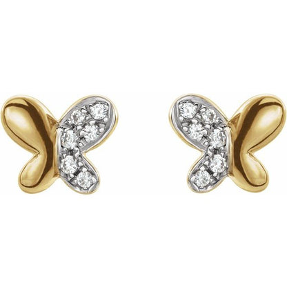 14k-yellow-gold-.04-ctw-natural-diamond-butterfly-earrings