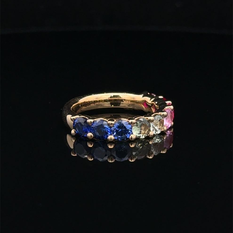 14KT Yellow Gold 1.98 CTTW Birthstone Diamond Ring – Highline Custom ...