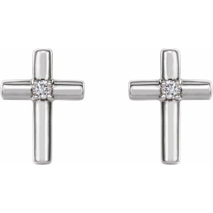 14k-white-gold-.01-ctw-natural-diamond-cross-earrings