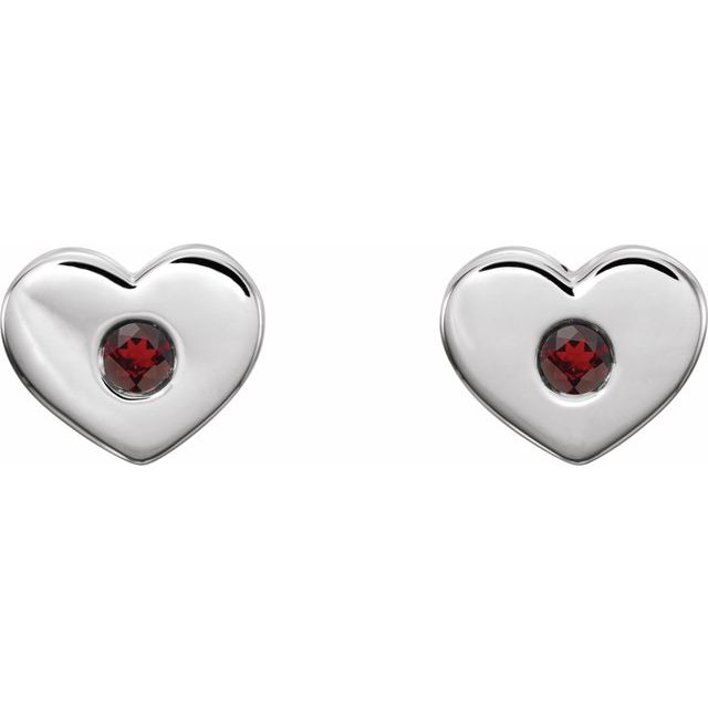 14k-white-gold-natural-mozambique-garnet-heart-earrings