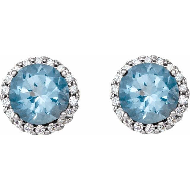14k-white-gold--natural-aquamarine-&-1/10-ctw-natural-diamond-earrings
