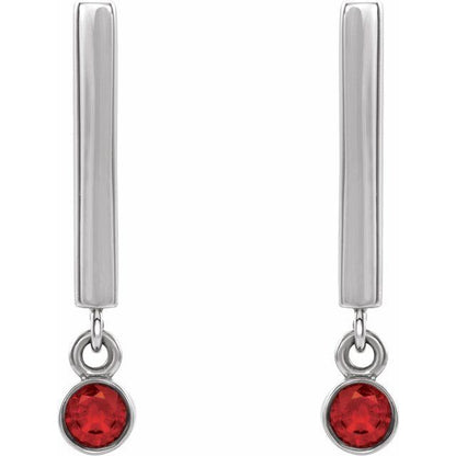 14k-white-gold-natural-ruby-bar-earrings