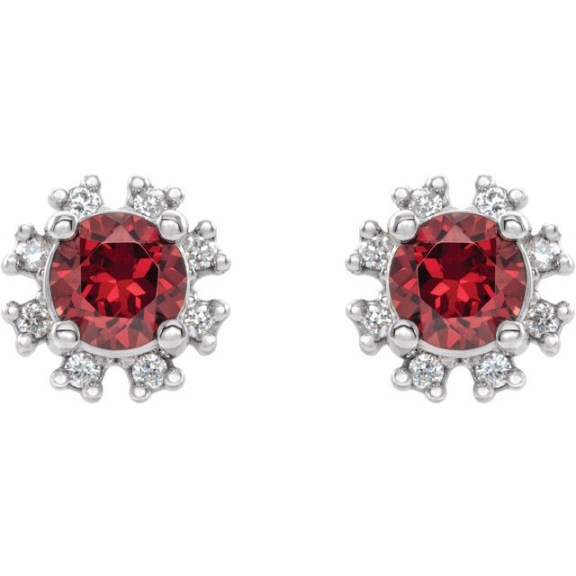 14k-white-gold-natural-ruby-&-.06-ctw-natural-diamond-earrings