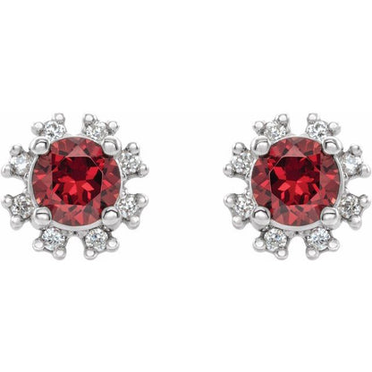 14k-white-gold-natural-ruby-&-.06-ctw-natural-diamond-earrings