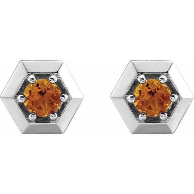14k-white-gold-natural-citrine-geometric-earrings
