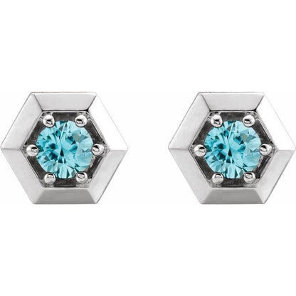 14k-white-gold-natural-blue-zircon-geometric-earrings